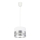 Candelabro suspenso MILO 1xE27/60W/230V prateado