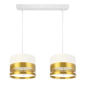 Candelabro suspenso MILO 2xE27/60W/230V dourado