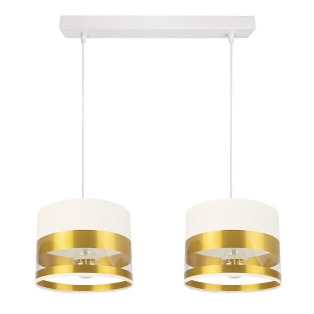 Candelabro suspenso MILO 2xE27/60W/230V dourado
