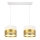 Candelabro suspenso MILO 2xE27/60W/230V dourado