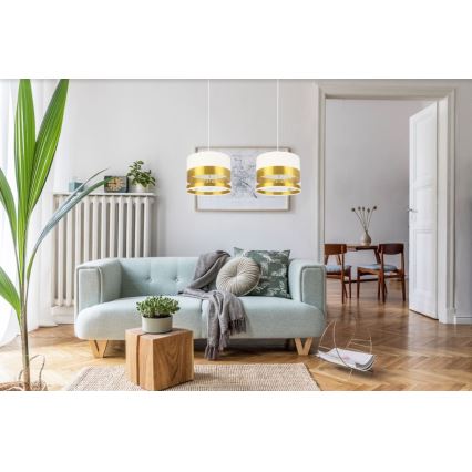 Candelabro suspenso MILO 2xE27/60W/230V dourado