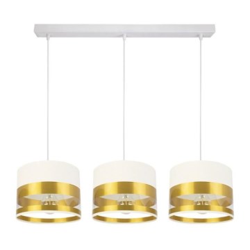 Candelabro suspenso MILO 3xE27/60W/230V dourado