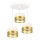 Candelabro suspenso MILO 3xE27/60W/230V dourado