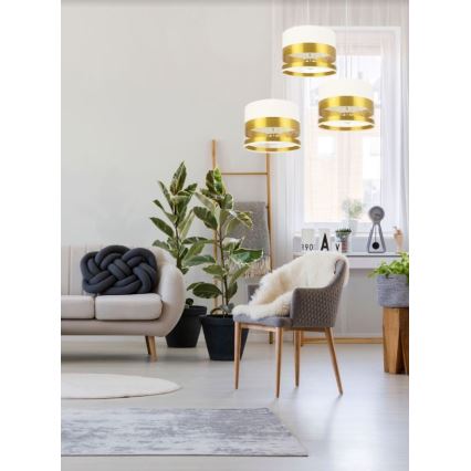 Candelabro suspenso MILO 3xE27/60W/230V dourado
