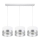 Candelabro suspenso MILO 3xE27/60W/230V prateado
