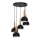 Candelabro suspenso MISSI 5xE27/60W/230V preto