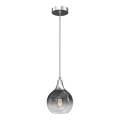 Candelabro suspenso MONTE 1xE27/60W/230V d. 15 cm cromado mate