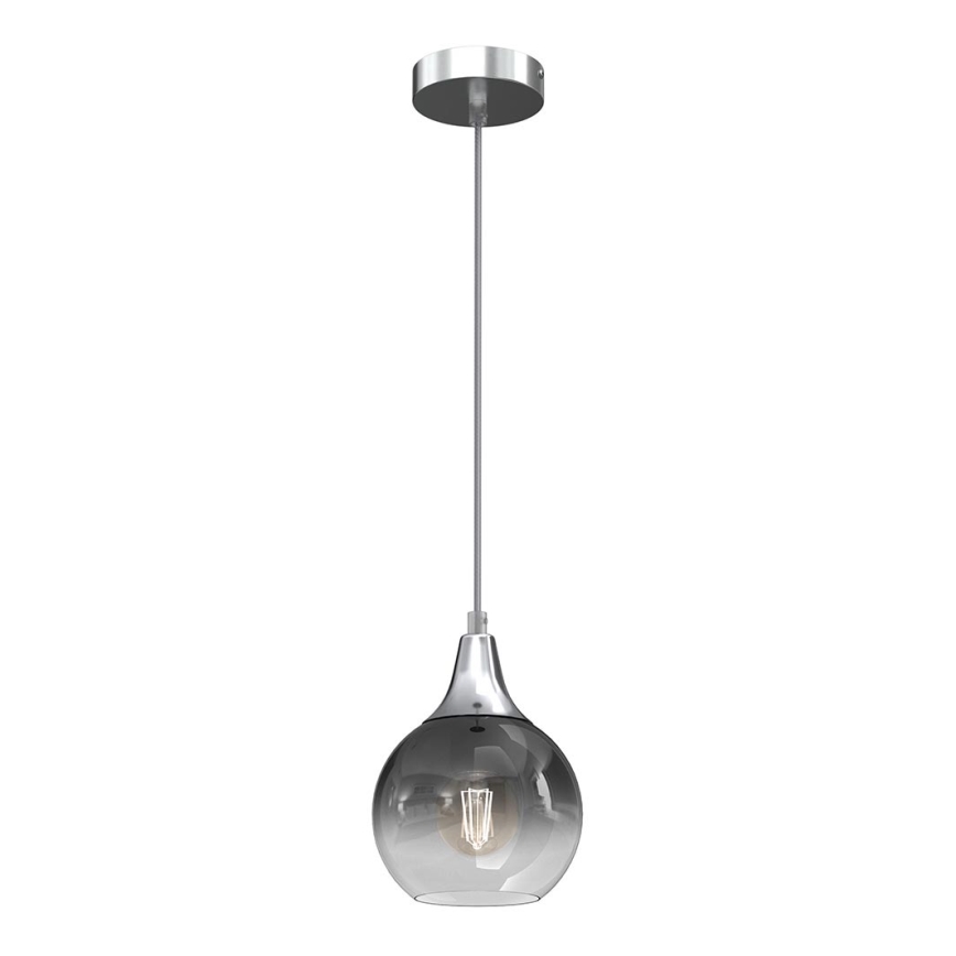Candelabro suspenso MONTE 1xE27/60W/230V d. 15 cm cromado mate