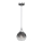 Candelabro suspenso MONTE 1xE27/60W/230V d. 15 cm cromado mate