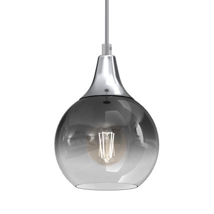 Candelabro suspenso MONTE 1xE27/60W/230V d. 15 cm cromado mate