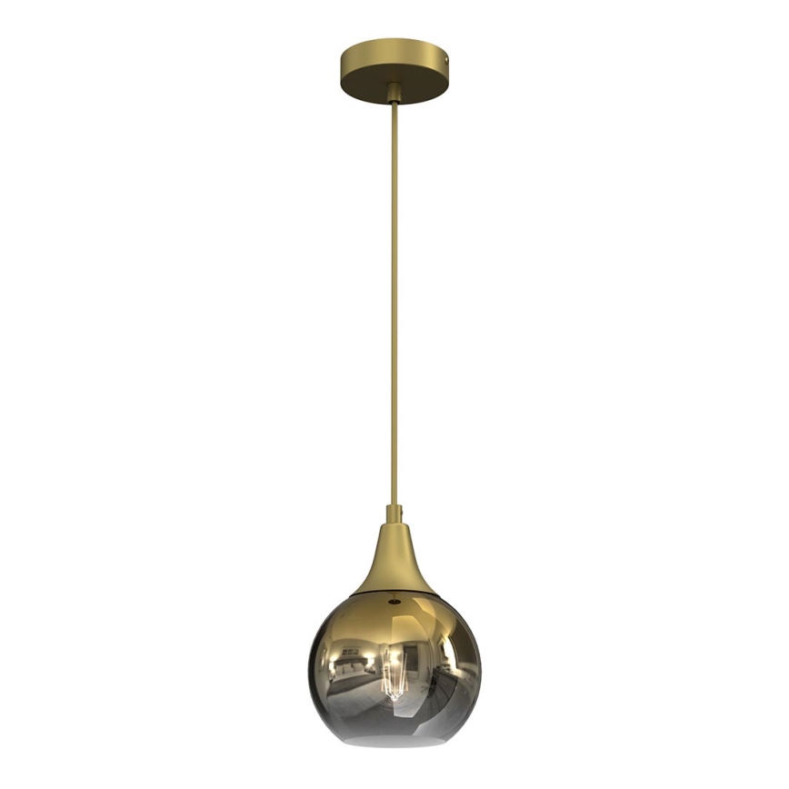 Candelabro suspenso MONTE 1xE27/60W/230V d. 15 cm dourada