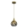 Candelabro suspenso MONTE 1xE27/60W/230V d. 15 cm dourada