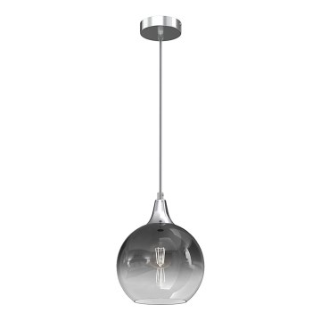 Candelabro suspenso MONTE 1xE27/60W/230V d. 20 cm cromado mate