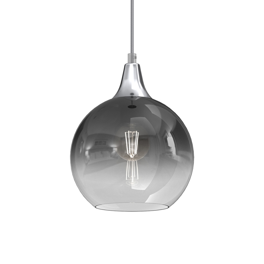 Candelabro suspenso MONTE 1xE27/60W/230V d. 20 cm cromado mate