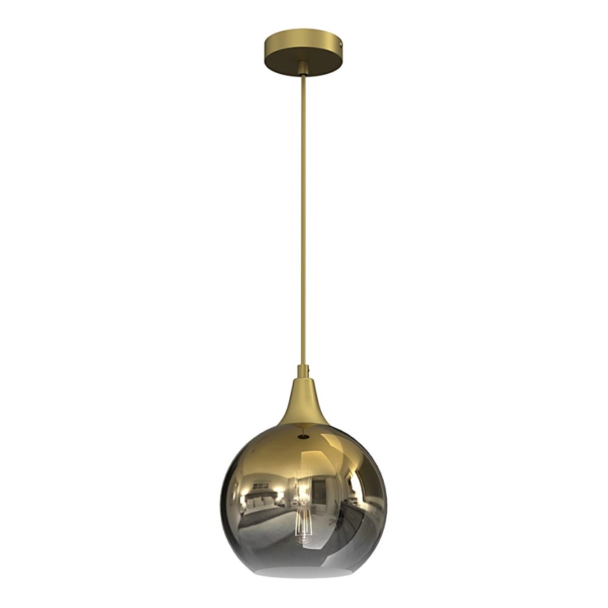 Candelabro suspenso MONTE 1xE27/60W/230V d. 20 cm dourada