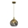 Candelabro suspenso MONTE 1xE27/60W/230V d. 20 cm dourada