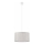 Candelabro suspenso MONTE 1xE27/60W/230V prateado