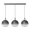 Candelabro suspenso MONTE 3xE27/60W/230V d. 20 cm cromado mate