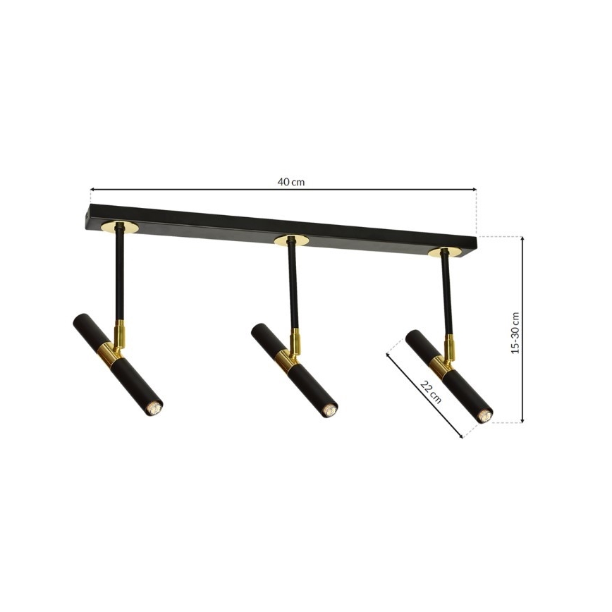 Candelabro suspenso MONZA 5xG9/7W/230V
