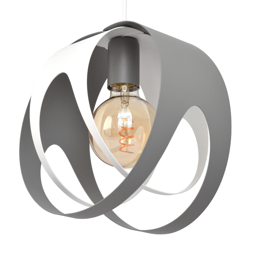 Candelabro suspenso MOONLIGHT 1xE27/15W/230V cinzento