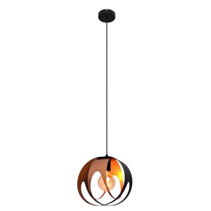 Candelabro suspenso MOONLIGHT 1xE27/15W/230V preto/cobre