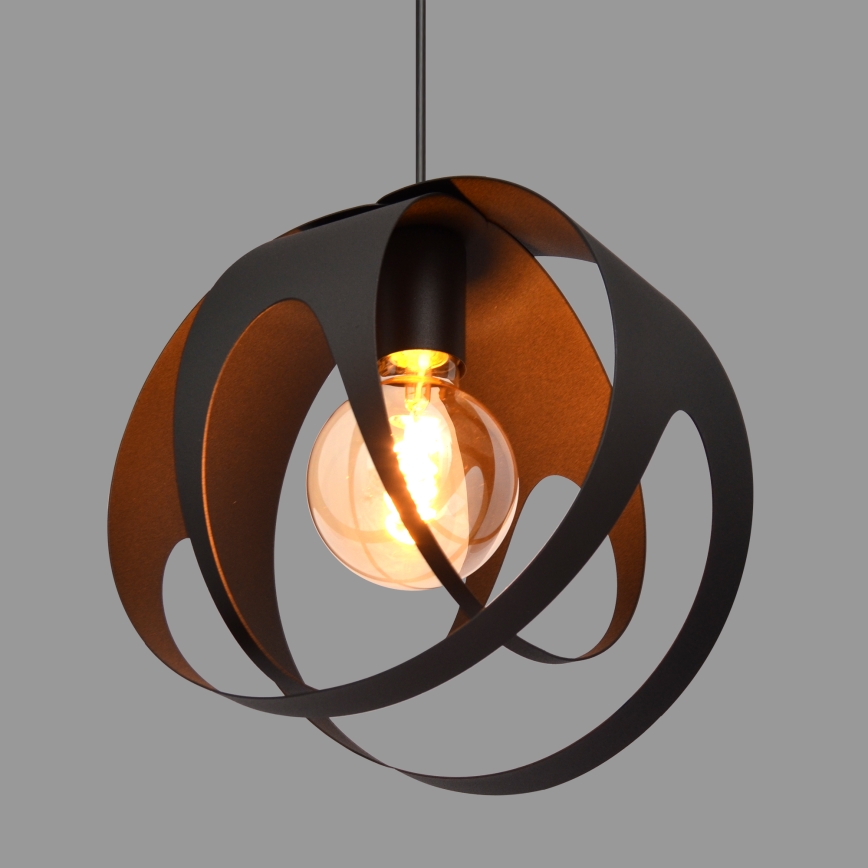 Candelabro suspenso MOONLIGHT 1xE27/15W/230V preto