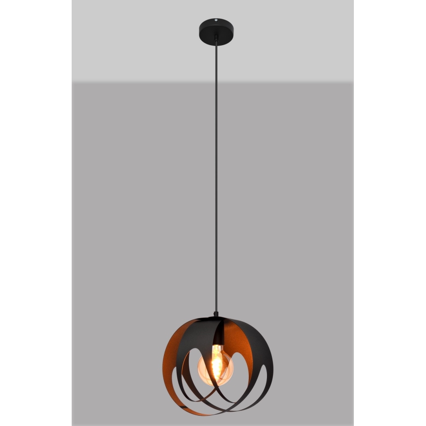 Candelabro suspenso MOONLIGHT 1xE27/15W/230V preto