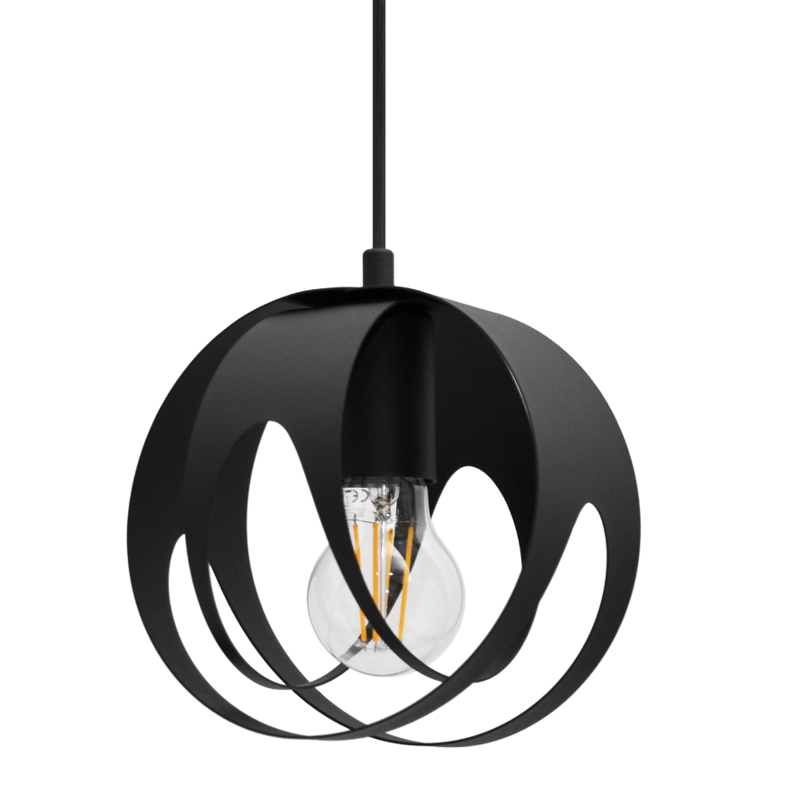 Candelabro suspenso MOONLIGHT 3xE27/15W/230V preto