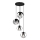 Candelabro suspenso MOONLIGHT 4xE27/15W/230V preto