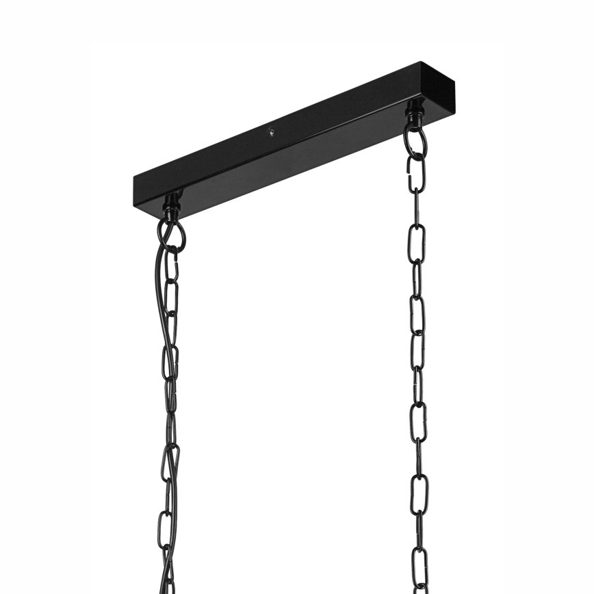 Candelabro suspenso MORGAN 1xE27/60W/230V preto/cromado