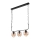 Candelabro suspenso MORGAN 3xE27/60W/230V preto/cobre