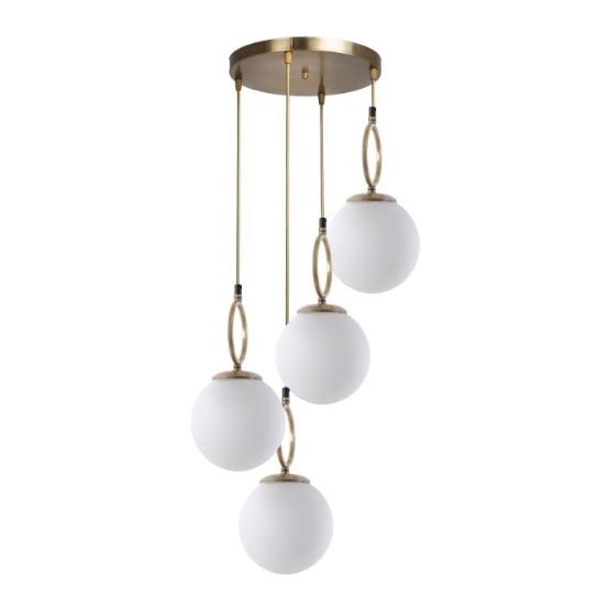 Candelabro suspenso MORINO 4xE27/60W/230V