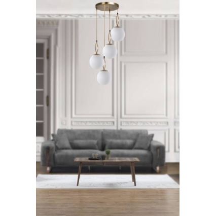 Candelabro suspenso MORINO 4xE27/60W/230V