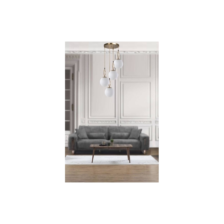 Candelabro suspenso MORINO 4xE27/60W/230V