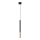 Candelabro suspenso MOSAIC 1xG9/12W/230V preto/cobre