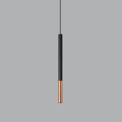 Candelabro suspenso MOSAIC 1xG9/12W/230V preto/cobre