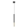 Candelabro suspenso MOSAIC 1xG9/12W/230V preto/dourado