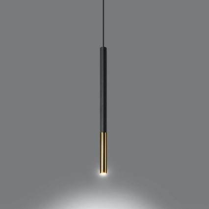 Candelabro suspenso MOSAIC 1xG9/12W/230V preto/dourado
