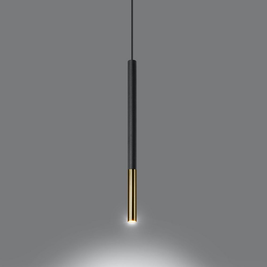 Candelabro suspenso MOSAIC 1xG9/12W/230V preto/dourado