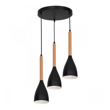 Candelabro suspenso MUZA 3xE27/60W/230V redondo