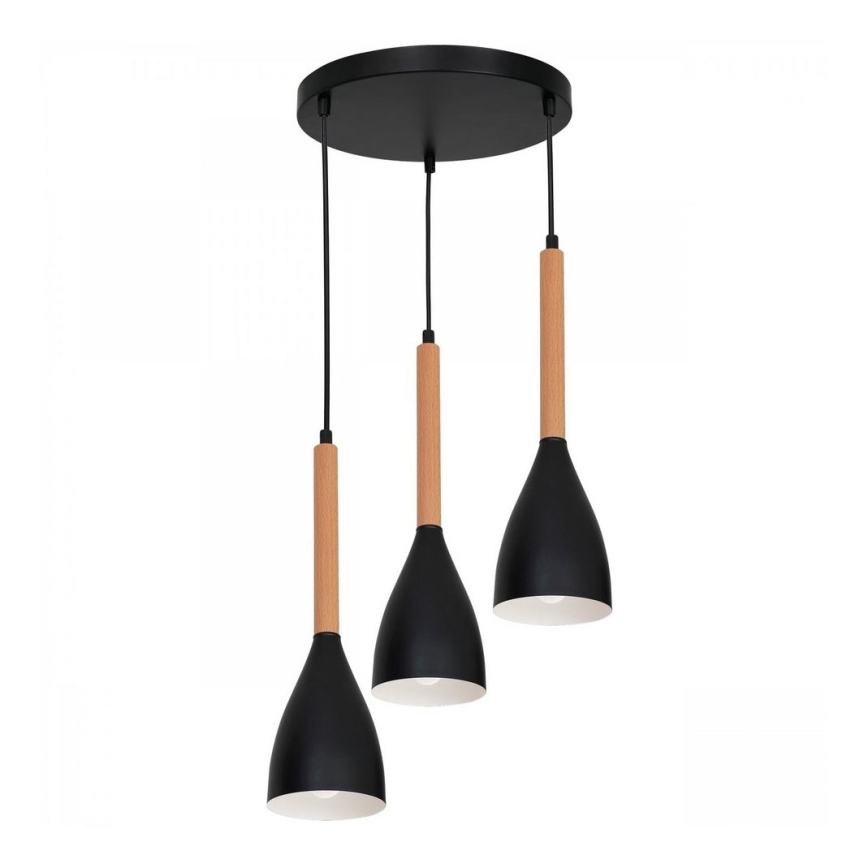 Candelabro suspenso MUZA 3xE27/60W/230V redondo
