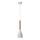 Candelabro suspenso MUZA NEW 1xE27/60W/230V branco