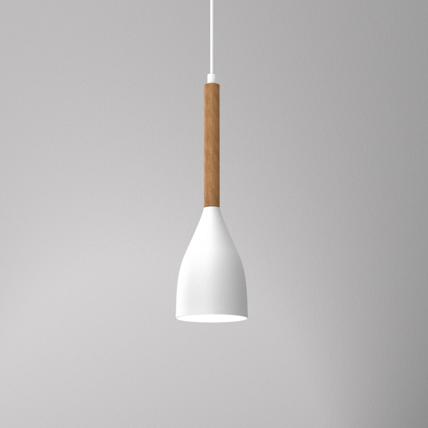 Candelabro suspenso MUZA NEW 1xE27/60W/230V branco
