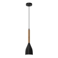 Candelabro suspenso MUZA NEW 1xE27/60W/230V preto
