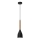 Candelabro suspenso MUZA NEW 1xE27/60W/230V preto