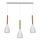 Candelabro suspenso MUZA NEW 3xE27/60W/230V branco