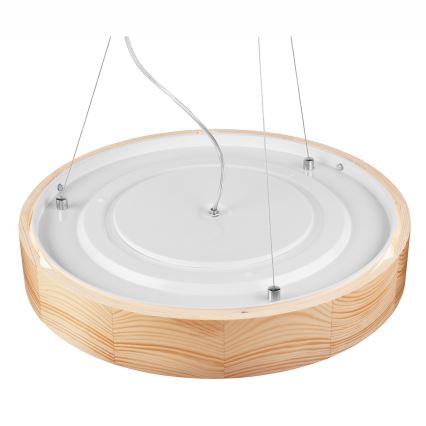 Candelabro suspenso NATURAL 3xE27/60W/230V ø 47 cm pinho - FSC certificado