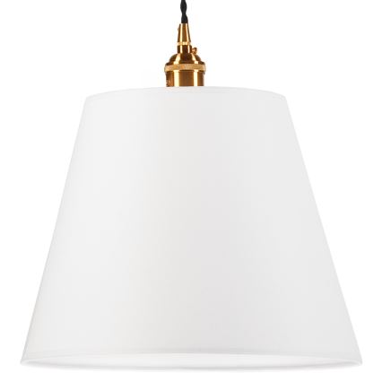 Candelabro suspenso NELLY 1xE27/60W/230V branco/cobre