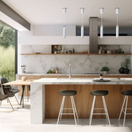 Candelabro suspenso NEO 1xGU10/8W/230V branco