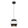 Candelabro suspenso NESS 1xE27/60W/230V preto/branco